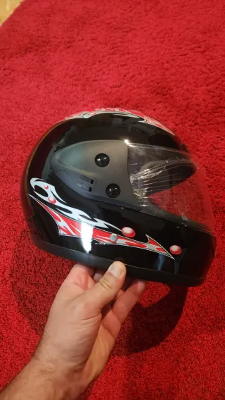 Casco de moto SAFE negro