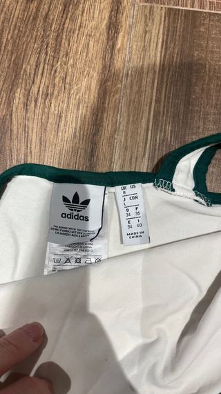 Conjunto Adidas Originals Blanco y Verde