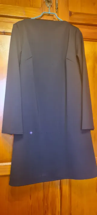 Vestido negro liso invierno