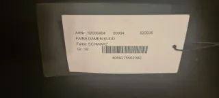 Vestido negro liso invierno