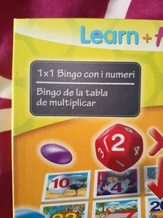 Juego de mesa Learn+Fun de multiplicar