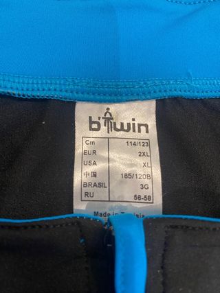 Maillot Ciclismo NUEVO Btwin Manga Corta 2XL