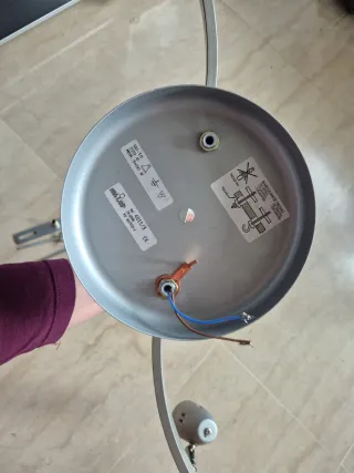 Lámpara de techo 3 focos metal