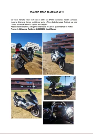 Yamaha TMAX Tech MAX 2011 Akrapovich