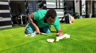 Césped artificial decorativo