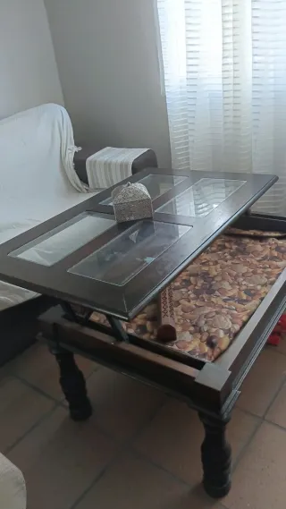 Conjunto o por separado ..Silla de madera rústica