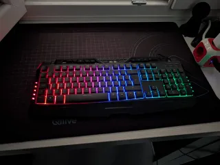 Teclado Gaming RGB Negro