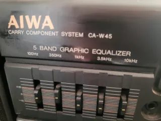 Radio Portátil AIWA CA-W35 con Ecualizador y Doble