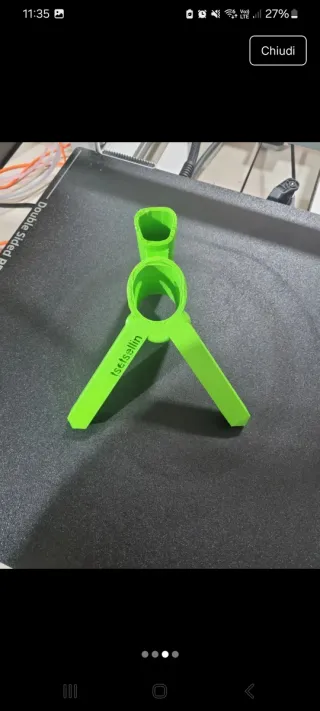 Supporto pinpointer Deus 1/2 e poggia metal detect