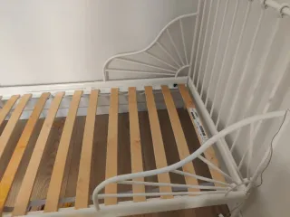 Cama infantil blanca IKEA Minnen