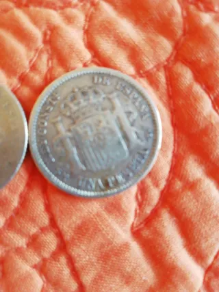 Monedas Alfonso XIII 1901 y 1904