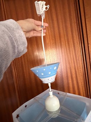 Lámpara infantil bebé estrellas y luna