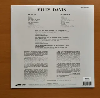 Vinilo Miles Davis Vol. 1 Blue Note 1501 Sellado