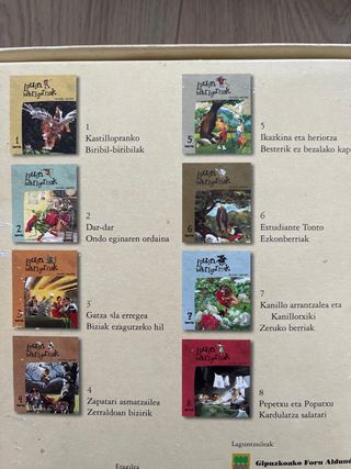 Coleccion de libros en euskera