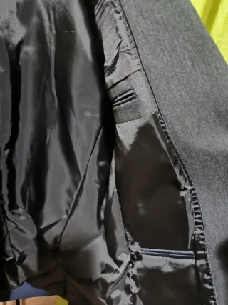 Americana gris hombre