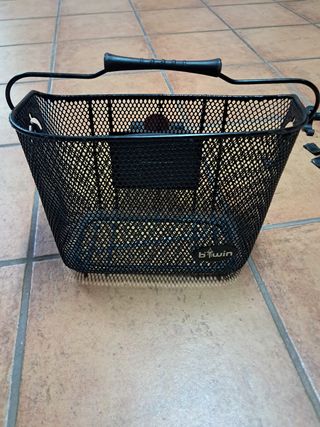Cesta Bicicleta B-Twin Negra