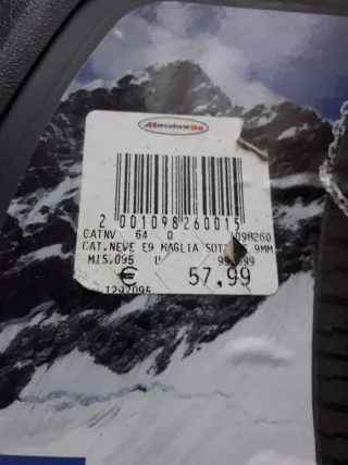 Catene da Neve E9 9mm