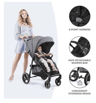 Silla de paseo Kinderkraft Grande Plus / F1
