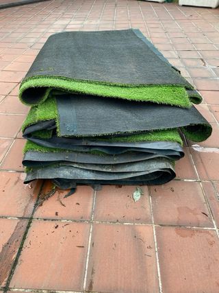 4 rollos césped artificial