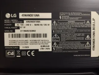 Despiece  LG 49NAN0816NA EAX69083603(1.0)