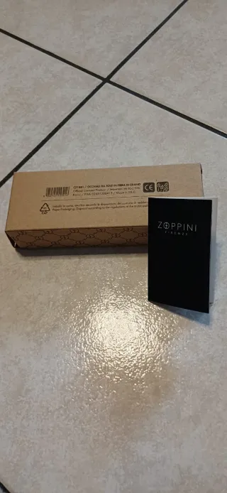 Occhiali da sole Zoppini grigio antracite