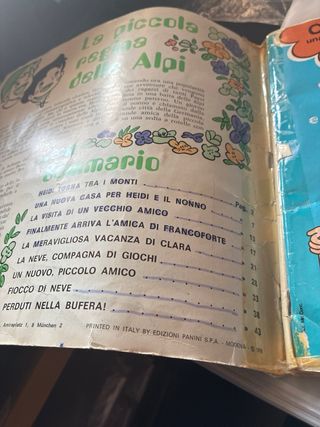 Heidi figurine panini completo spille salde ottimo