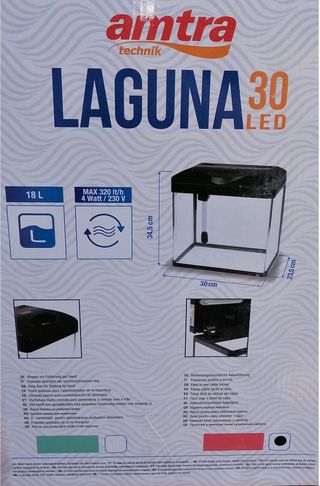 Acquario Amtra Laguna 30 LED Verde - no spedizione