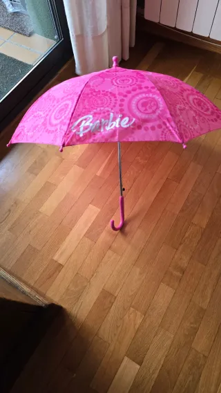 Paraguas Infantil Barbie Rosa