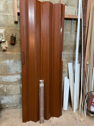 Puerta plegable sapeli 75x210cm