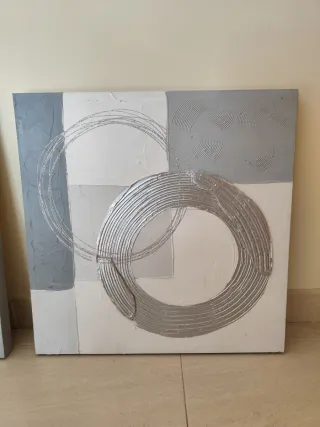 Set 2 Cuadros Abstractos Decorativos