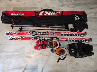 Esquís Atomic Race GS 182 + Botas Salomon 43