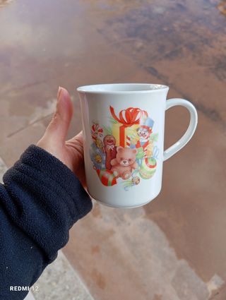 Coppia Tazze Natalizie Decorate