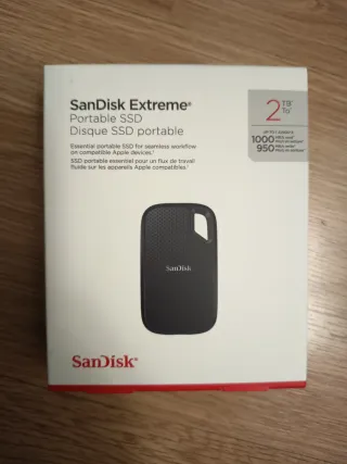 SanDisk Extreme SSD Portátil 2TB nuevo
