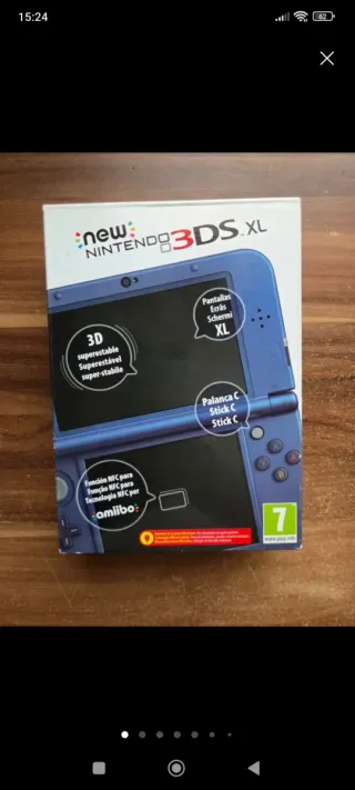 New Nintendo 3DS XL Azul Metálico