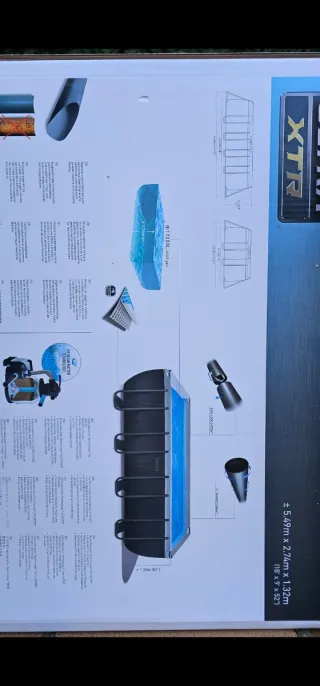 Piscina desmontable 5.49m x 2.74m x 1.32m