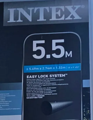 Piscina desmontable 5.49m x 2.74m x 1.32m