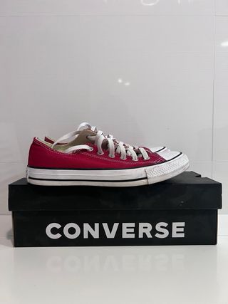 Zapatillas Converse Bajas Rojas Talla 40