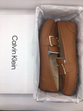 Calvin Klein Mocasines Marrones con Hebilla