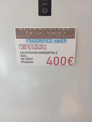 FRIGORÍFICO HAIER FRANCÉS