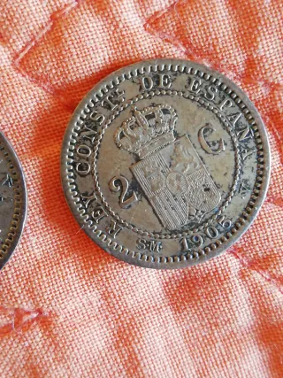 Lote 3 monedas antiguas