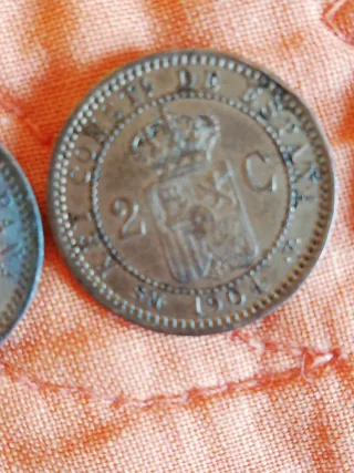 Lote 3 monedas antiguas