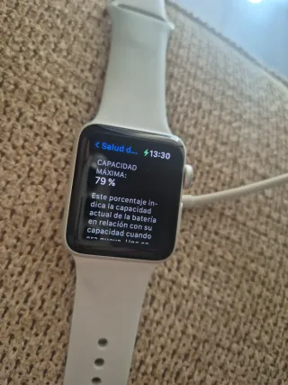 Apple Watch Series 3 reloj 38mm con caja y cargado