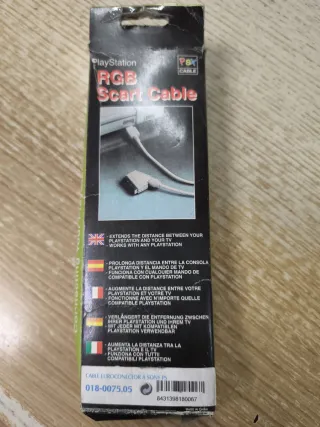 Cable RGB Scart PlayStation