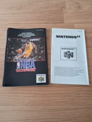 Manuale Nintendo 64 Kobe Bryant in NBA Courtside