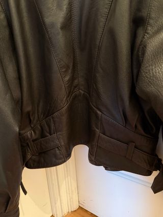 Cazadora Piel Ovino Marrón