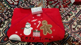 Asciugamano Natale Fox & Bunny 100% Cotone