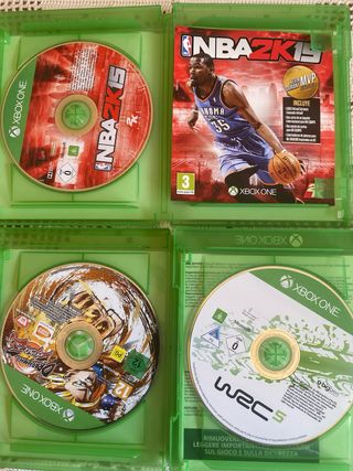 3 Giochi XBOX ONE: WRC 5, Dragon Ball FighterZ, NBA 2K15