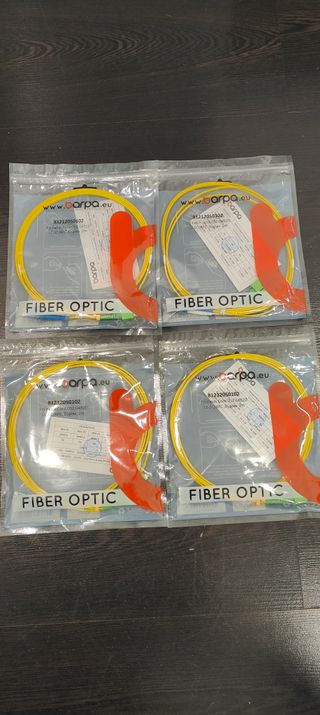 4 Patch Cord OS2 G652D 2m Novos