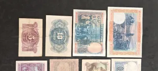003 Lote Billetes Españoles Pesetas Banco de Españ