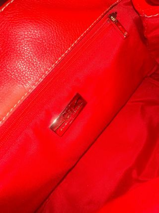 Bolso Carolina Herrera Piel Rojo